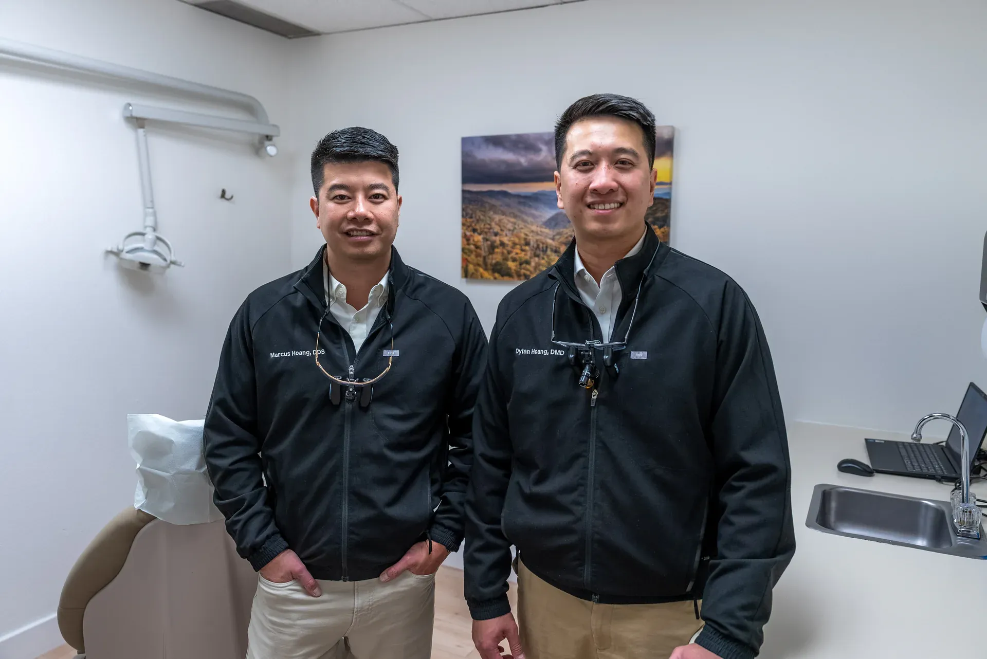 Dr. Marcus Hoang and Dr. Dylan Hoang at Colorado Dental Spa in Golden, CO